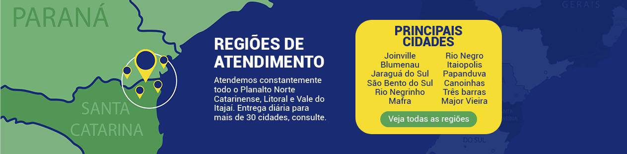 Regiões de Atendimento